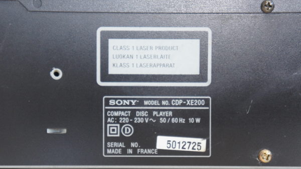 SONY Cdp-xe200 - immagine 6