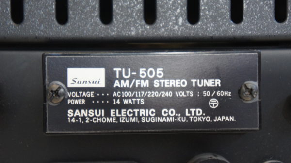 SANSUI Tu-505 - immagine 6